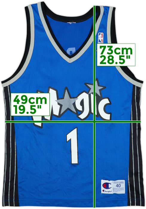 2000-02 Orlando Magic McGrady #1 Champion Away Jersey - 7/10 - (M)