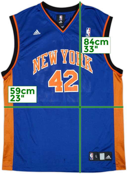 2006-10 New York Knicks Lee #42 adidas Away Jersey - 5/10 - (L)