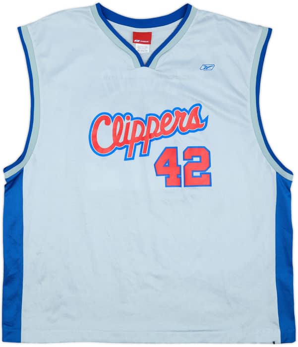2002-06 LA Clippers Brand #42 Reebok Alternate Jersey - 8/10 - (3XL)