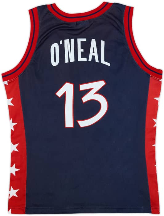 1996-99 USA O'Neal #13 Champion Away Jersey - 8/10 - (S)