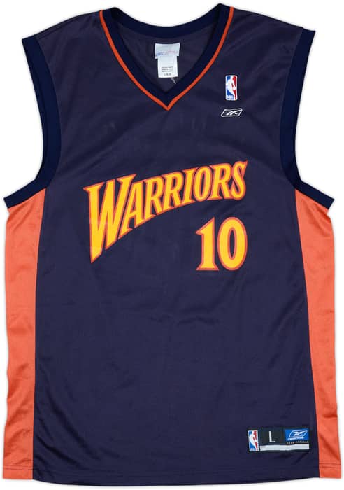 2002-03 Golden State Warriors Dunleavy #10 Reebok Away Jersey - 9/10 - (L)