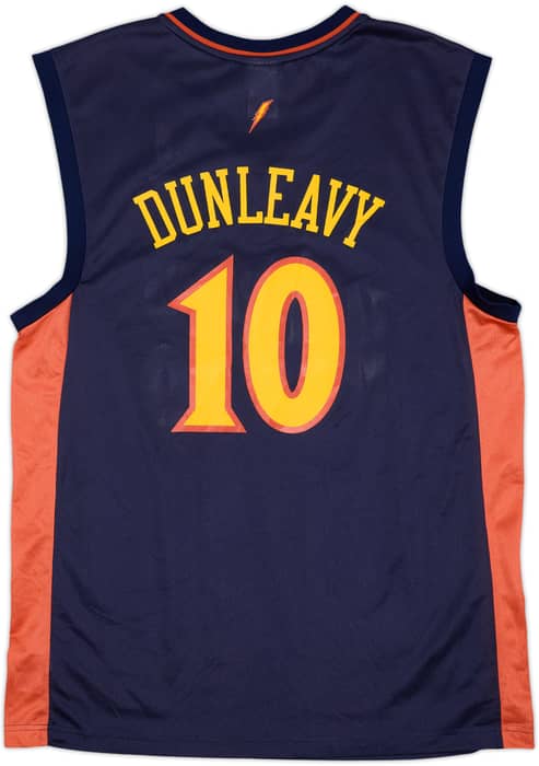 2002-03 Golden State Warriors Dunleavy #10 Reebok Away Jersey - 9/10 - (L)