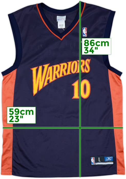 2002-03 Golden State Warriors Dunleavy #10 Reebok Away Jersey - 9/10 - (L)