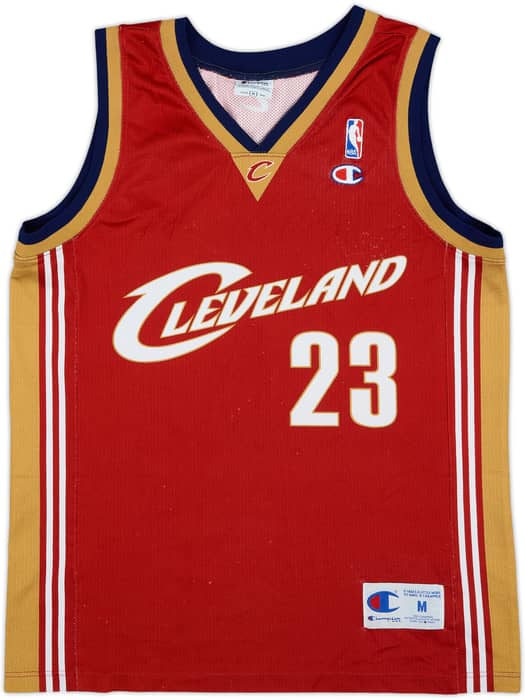 2003-10 Cleveland Cavaliers James #23 Champion Away Jersey - 7/10 - (M)