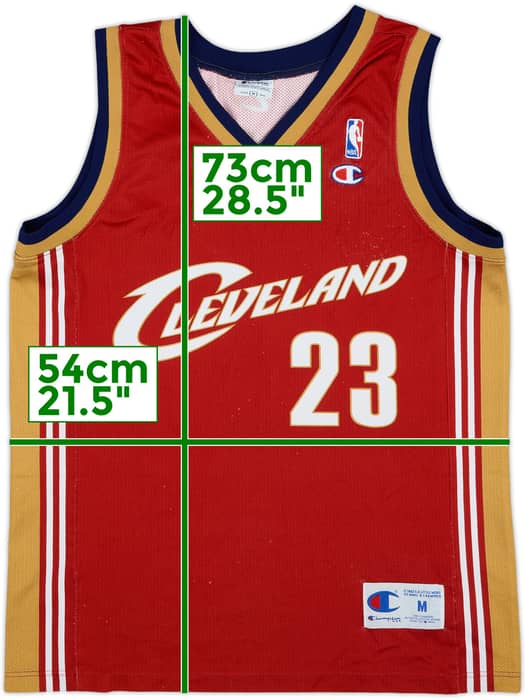 2003-10 Cleveland Cavaliers James #23 Champion Away Jersey - 7/10 - (M)