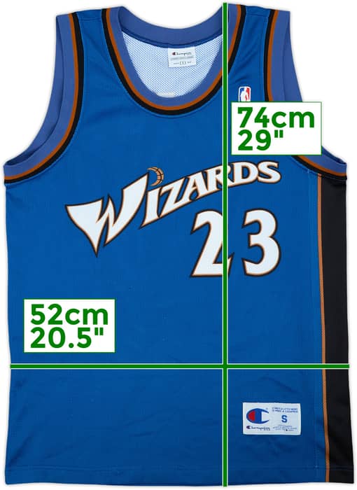 2001-03 Washington Wizards Jordan #23 Champion Away Jersey - 8/10 - (S)