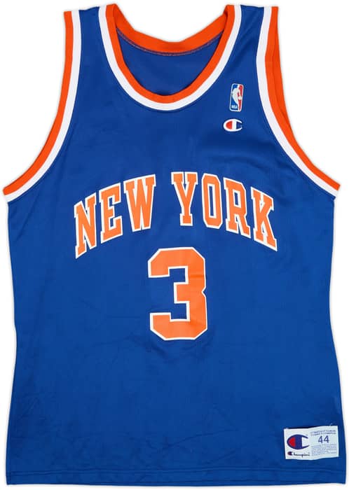 1990-95 New York Knicks Starks #3 Champion Away Jersey - 9/10 - (L)