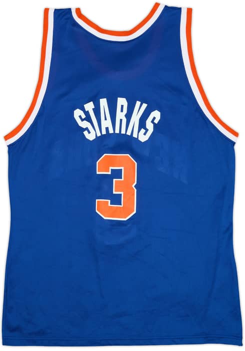 1990-95 New York Knicks Starks #3 Champion Away Jersey - 9/10 - (L)
