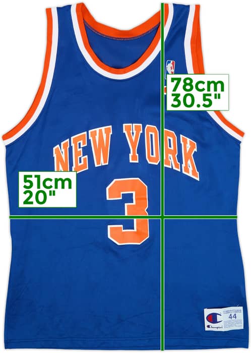 1990-95 New York Knicks Starks #3 Champion Away Jersey - 9/10 - (L)