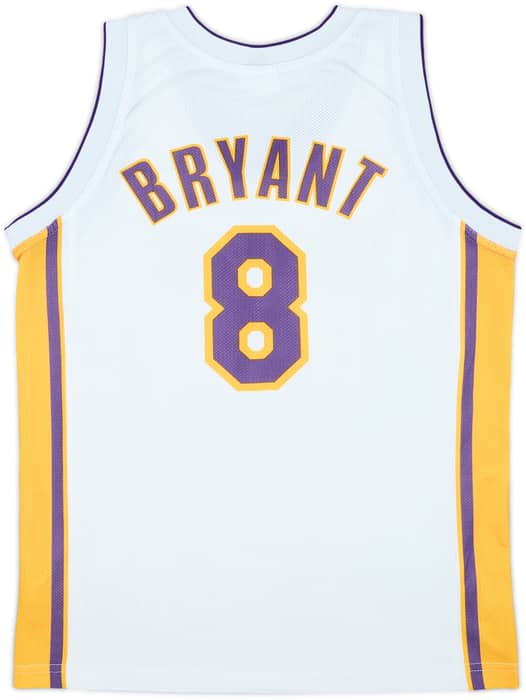 2002-06 LA Lakers Bryant #8 Champion Alternate Jersey - 7/10 - (XL.Boys)