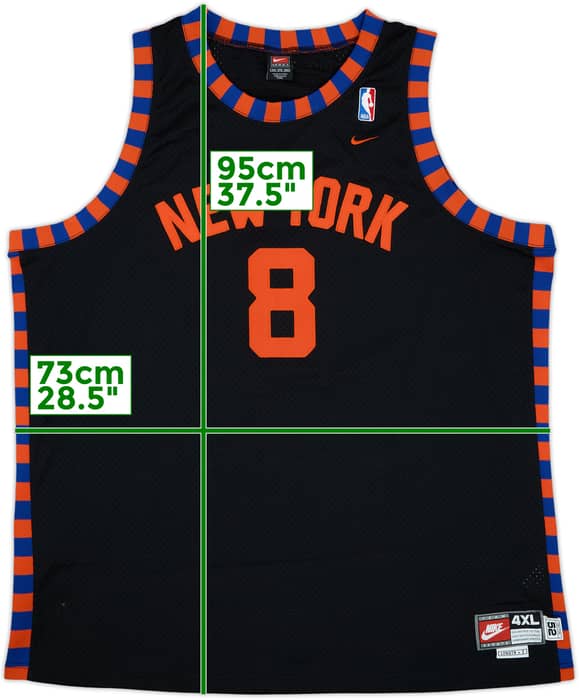1952-53 New York Knicks Sprewell #8 Nike Rewind Swingman Jersey - 8/10 - (4XL)