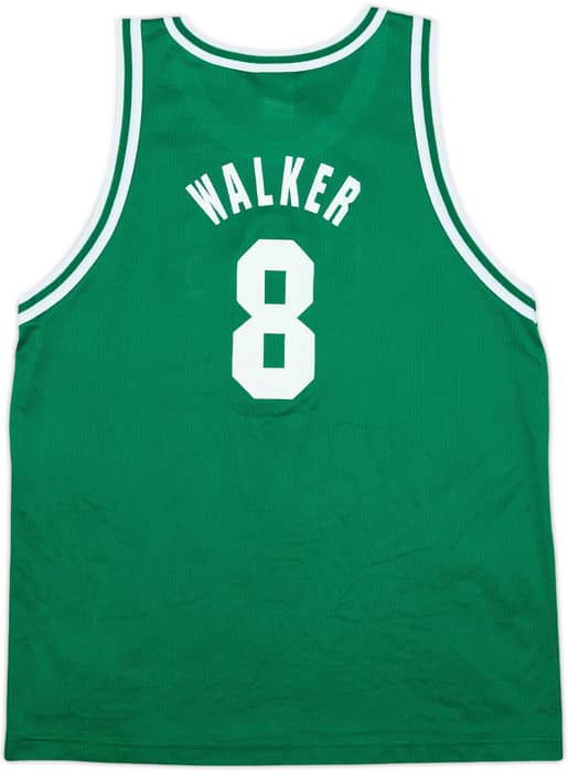 1996-02 Boston Celtics Walker #8 Champion Away Jersey - 9/10 - (XL.Boys)