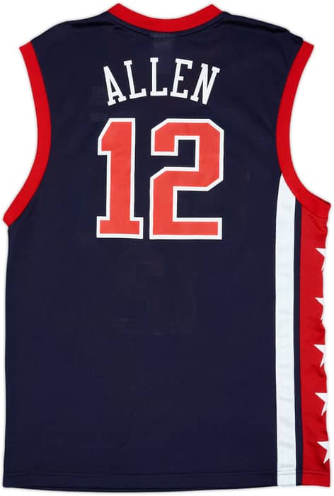 2002 USA Allen #12 Reebok Away Jersey - 9/10 - (M)