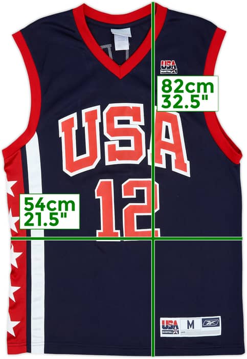 2002 USA Allen #12 Reebok Away Jersey - 9/10 - (M)