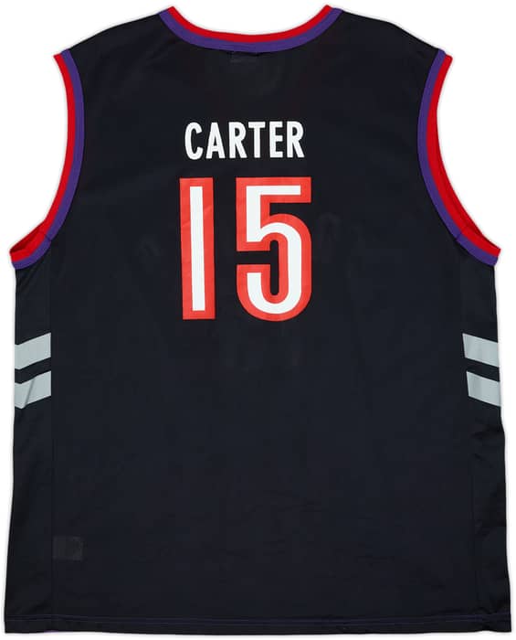 1999-02 Toronto Raptors Carter #15 Champion Away Jersey - 9/10 - (L)