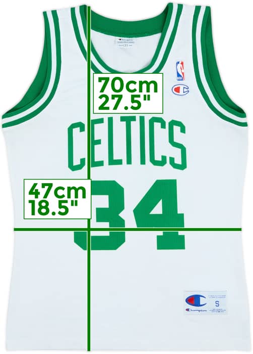 1998-06 Boston Celtics Pierce #34 Champion Home Jersey - 6/10 - (S)