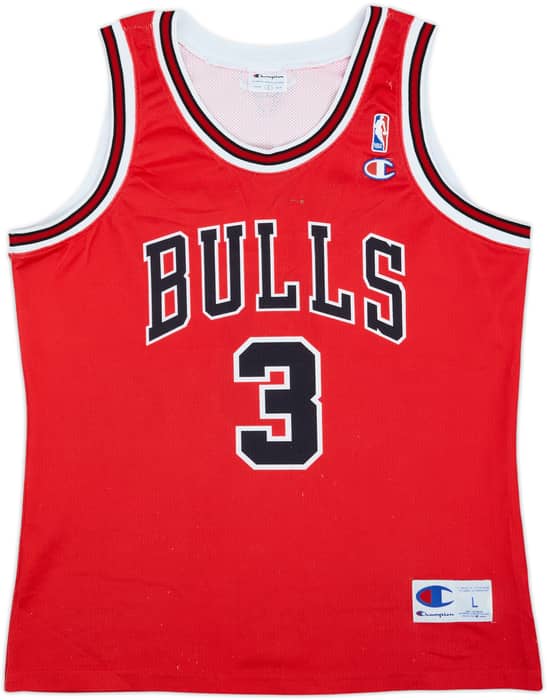 2001-06 Chicago Bulls Chandler #3 Champion Away Jersey - 6/10 - (L)