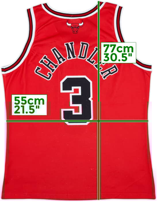 2001-06 Chicago Bulls Chandler #3 Champion Away Jersey - 6/10 - (L)