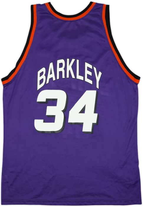 1992-95 Phoenix Suns Barkley #34 Champion Away Jersey - 7/10 - (L)