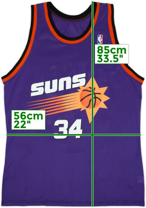 1992-95 Phoenix Suns Barkley #34 Champion Away Jersey - 7/10 - (L)