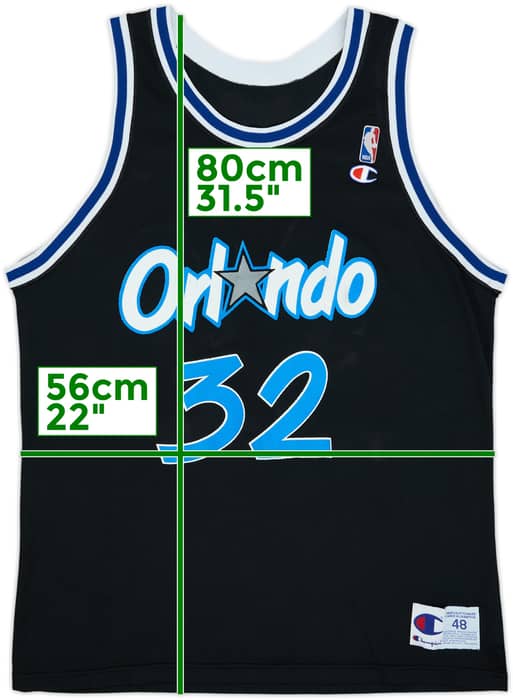 1992-94 Orlando Magic O'Neal #32 Champion Away Jersey - 6/10 - (XL)