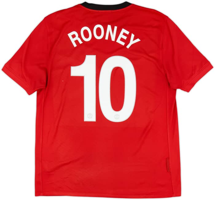 2009-10 Manchester United Home Shirt Rooney #10 - 8/10 - (L)