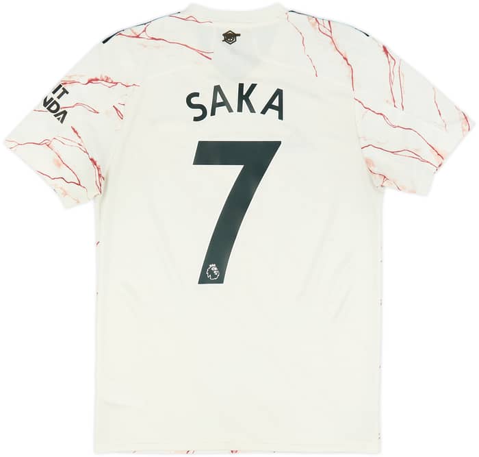 2020-21 Arsenal Away Shirt Saka #7 - 6/10 - (S)