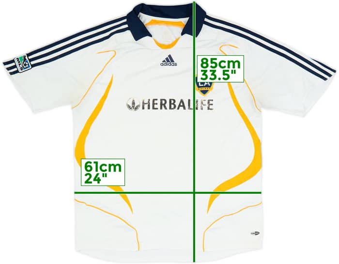 2007-08 LA Galaxy Home Shirt - 4/10 - (XL)