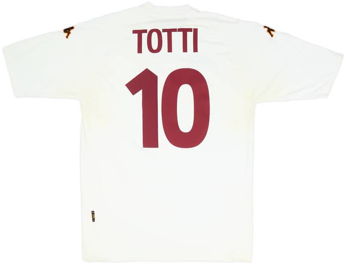 Camiseta de visitante del Roma 2000-01 Totti #10 - 4/10 - (XXL)