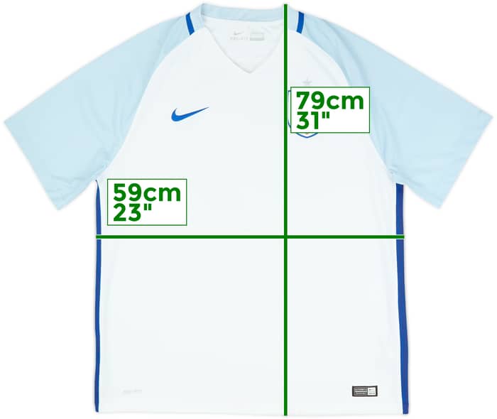 2016-17 England Home Shirt - 5/10 - (XL)