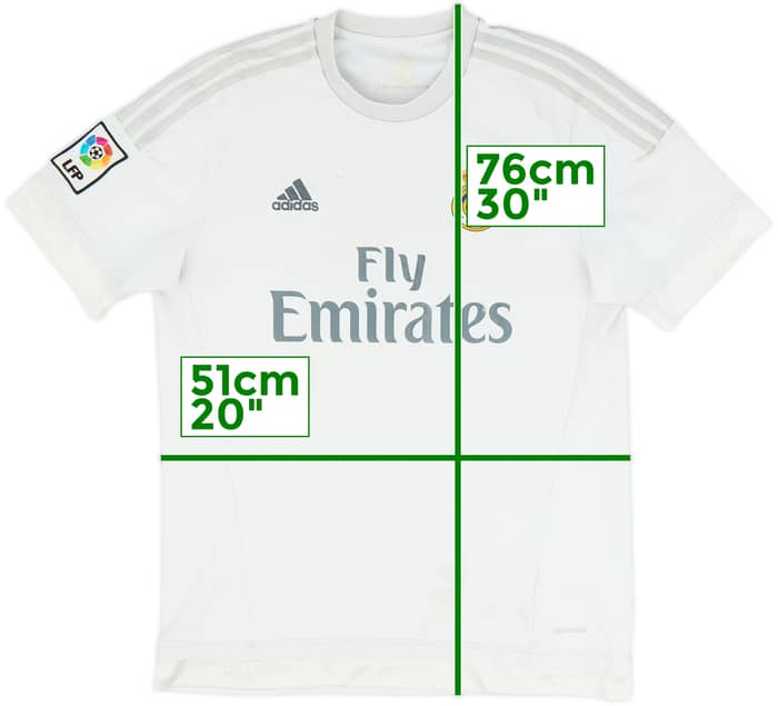 2015-16 Real Madrid Home Shirt - 4/10 - (L)