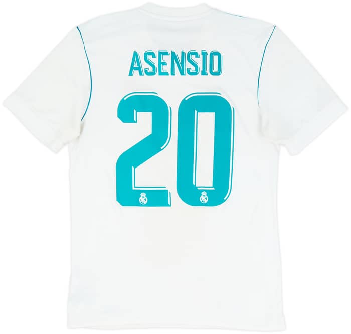 2017-18 Real Madrid Home Shirt Asensio #20 - 6/10 - (S)