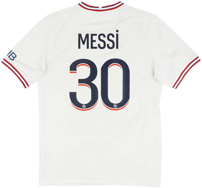 2021-22 Paris Saint-Germain Fourth Shirt Messi #30 - 6/10 - (M)
