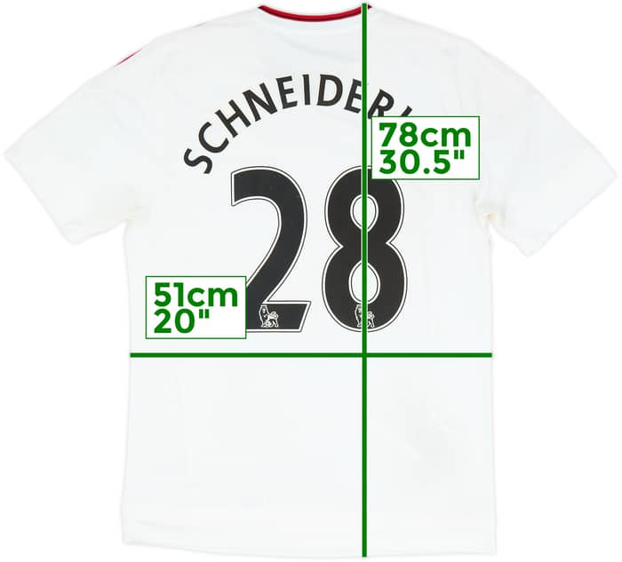 2015-16 Manchester United Away Shirt Schneiderlin #28 - 5/10 - (M)