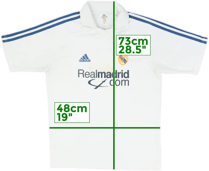 2001 Real Madrid Home Shirt - 4/10 - (S)