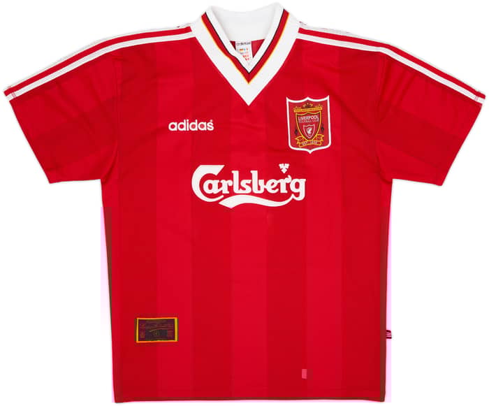 1995-96 Liverpool Home Shirt Rush #9 - 9/10 - (L)