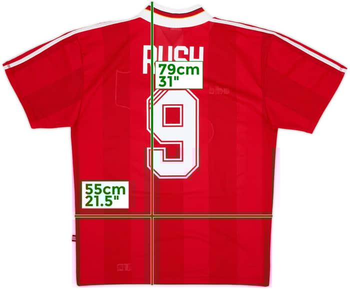 1995-96 Liverpool Home Shirt Rush #9 - 9/10 - (L)