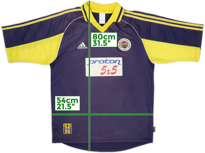 Camiseta de visitante del Fenerbahce 1999-00 - 7/10 - (M)