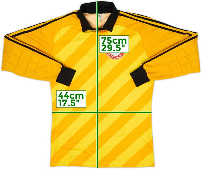 Camiseta adidas Template de portero del Bayern Munich 1980s #1 - 4/10 - (M)