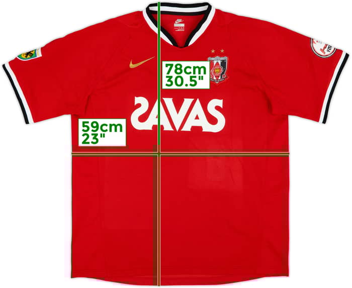2007 Urawa Red Diamonds Home Shirt - 5/10 - (XL)