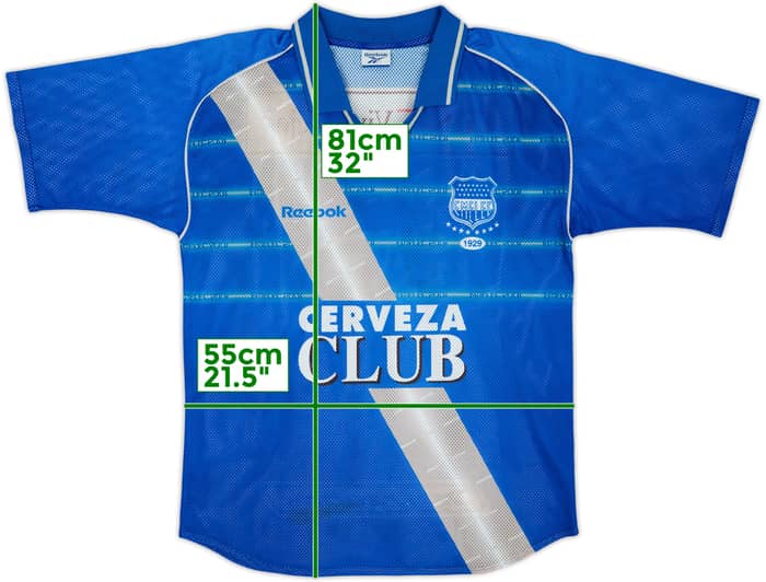 2001 Emelec Home Shirt - 8/10 - (L)