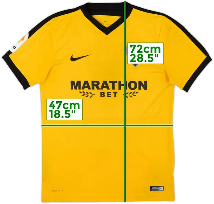 2016-17 Malaga Away Shirt - 6/10 - (M)