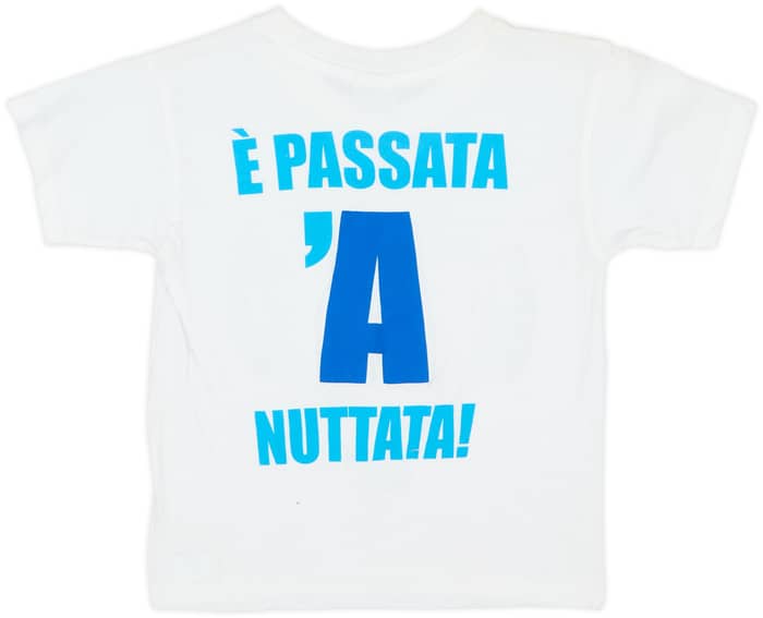 2000-01 Napoli Diadora Graphic Tee - 9/10 - (S.Boys)