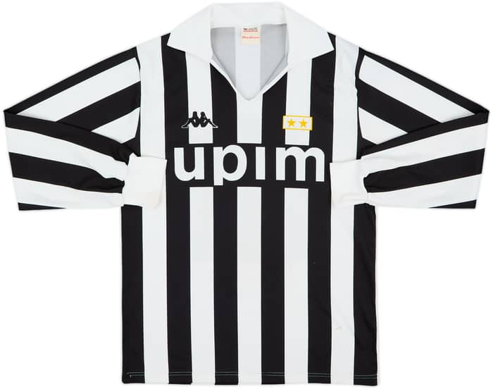 1989-90 Juventus Basic Home L/S Shirt #11 - 6/10 - (M)