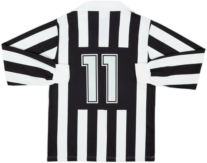 1989-90 Juventus Basic Home L/S Shirt #11 - 6/10 - (M)