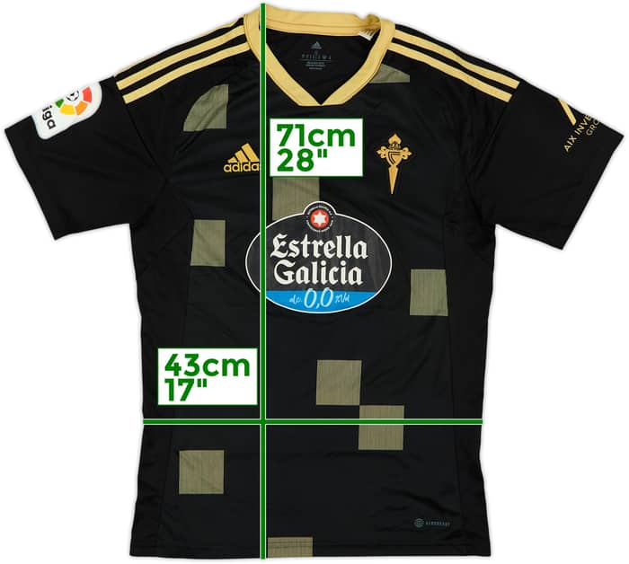 2022-23 Celta Vigo Away Shirt - 9/10 - (S)