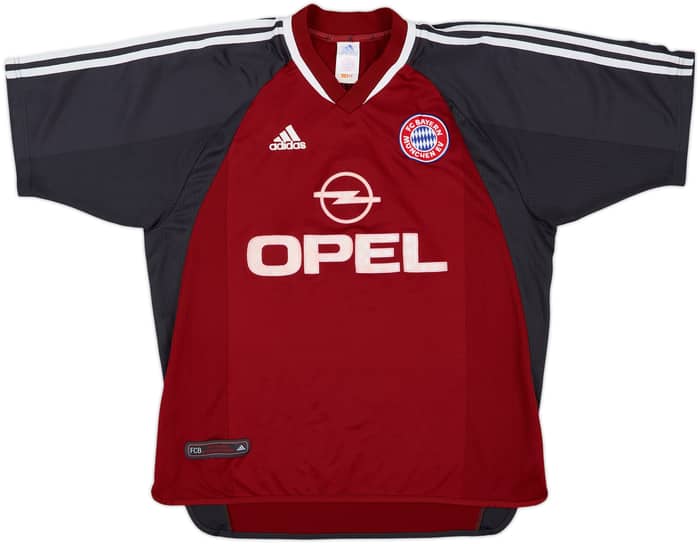 2001-02 Bayern Munich Home Shirt Bauer Emde #1 - 6/10 - (L)