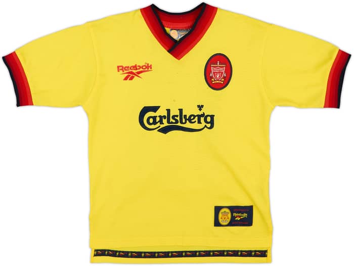 1997-99 Liverpool Away Shirt Owen #10 - 5/10 - (M.Boys)