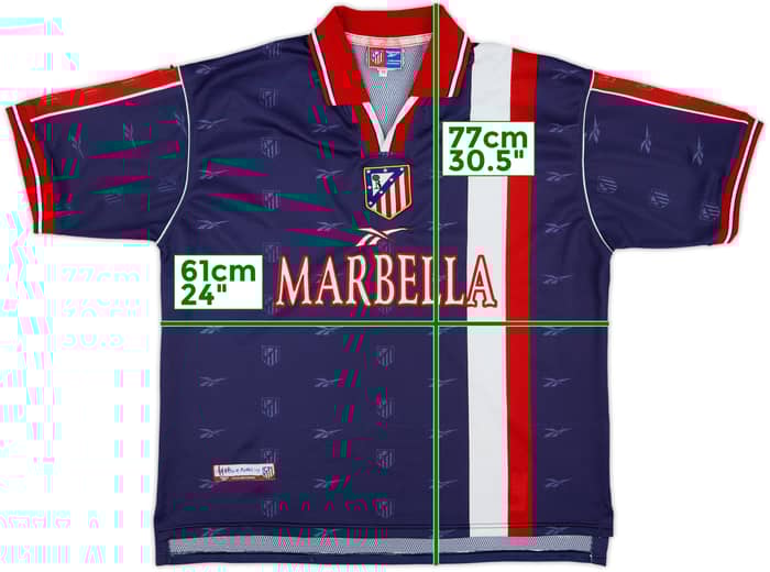 1998-99 Atletico Madrid Away Shirt - 9/10 - (XL)