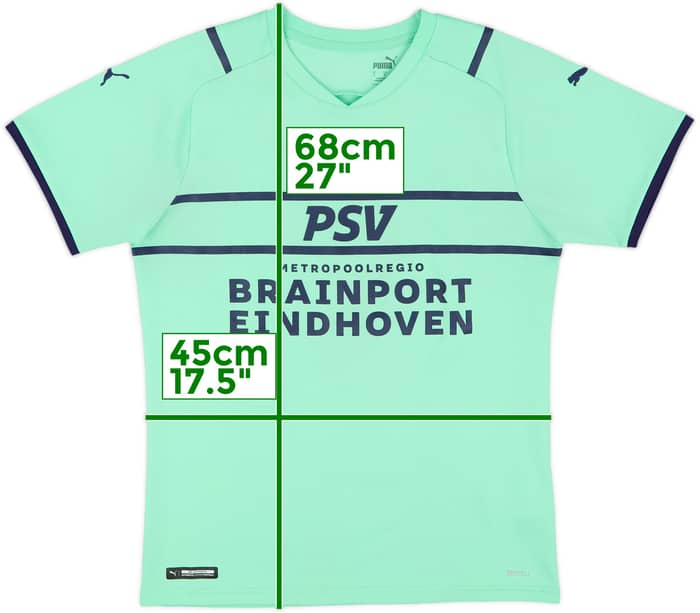 2021-22 PSV Third Shirt - 9/10 - (S)